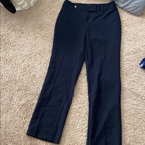 Navy / dark blue dress pants